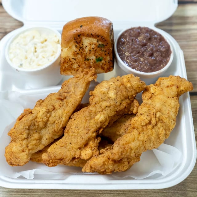 Catfish Fillet Dinner.